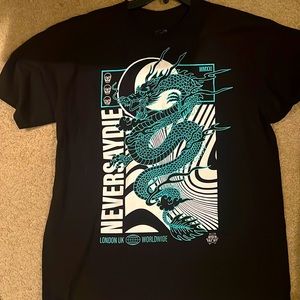 never say die black label lost lands tee